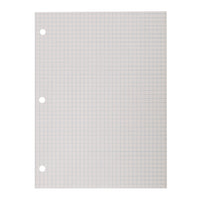 North American Paper Inc. - Papier de recharge quadrillé - 1/4 po carré - 8 -5 po x 11 po - 960 feuilles-Taille de la réglure : Carré 1/4 po