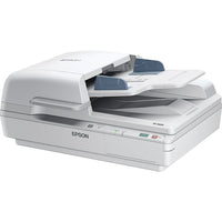 Epson - Numériseur de documents couleur recto verso WorkForce DS-6500 avec chargeur automatique de documents-Capteur CCD à 4 lignes (RGB et noir) pour des textes nets; compense automatiquement pour la courbure des pages du centre, à l'endroit du dos de reliure