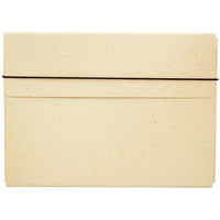 JAM PaperMD – Étui de transport à portfolio 154528546G mince et solide à fermeture à élastique, kraft naturel, paquet de 2-Taille : 9,25 haut. x 12 larg. x 0,5 prof. (po)