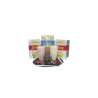 Stone – Pailles pour lait fouetté, 8 po, blanc-Blanc
