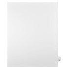 Mark Maker – Onglets séparateurs juridiques blancs, 1/25 onglets, format lettre, sans trous, numéro 98, 25/paquet-Onglets séparateurs blancs, 1/25 onglets