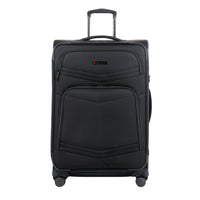 Air Canada - Valise à roulettes souple de 28 po Central Collection - Charcoal-Construit en polyester durable