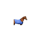 TechNiche – Couverture rafraîchissante Hyperkewl pour cheval, bleu, grand/X-grand (8510 RB LXL)-La couverture se fixe avec 2 attaches au niveau de la poitrine et 2 autres sous le ventre du cheval. 