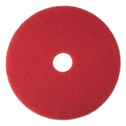 Tampon de lustrage rouge 3M, 5100, 432 mm (17 po)-Pour un récurage léger sans ternir le fini