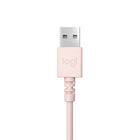Logitech H390 Casque Stéréo Filaire pour PC/Ordinateur Portable avec Microphone Antibruit -  Rose-Casque USB pour Ordinateur Plug-and-Play Il suffit de brancher le connecteur  USB-A sur votre ordinateur et vous êtes prêt à parler ou à écouter sans avoir à installer de logiciel