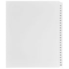 Mark Maker – Ensemble d’onglets séparateurs juridiques blancs, 1/25 onglets, format lettre, sans trous, numéros 76 à 100-Onglets séparateurs blancs, 1/25 onglets