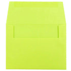 JAM Paper Enveloppes format livret de teinte claire avec fermeture gommée, 4 3/8 x 5 3/4 po, vert lime, 1000/paquet-Taille : A2 (4 3/8 x 5 3/4 po)