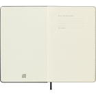 Moleskine - Carnet Rigide Grand Format À Pages Lignées Et Blanches - 5 po x 8,25 po - Noir-Dimensions : 5,25 po x 8,25 po