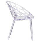 Flash Furniture - Chaise auxiliaire empilable transparente de la série Spectre-Quantité de pile: 4
