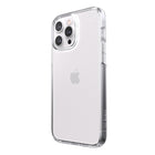 Speck Presidio Perfect Pro Max Clair pour iPhone 13/iPhone 12-La finition soft-touch unique offre un meilleur aspect, une sensation améliorée et une résistance accrue aux rayures pour que votre étui reste beau