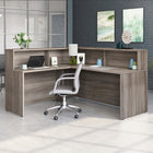 Sauder - La Collection Affirm Surmeuble de reception - Finition Hudson Elm-Finition Hudson Elm, Bois d'ingenierie