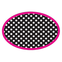 Ashley - Effaceur pour tableau blanc magnétique, pois noirs et blancs (ASH10048)-Effaceur pour tableau blanc
