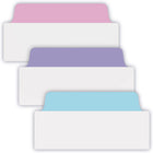 Avery - Ultra Tabs - 3 po x 1½ po Onglets de Classement, Repositionnables, Marquables Sur Les Deux Côtés, Couleurs Pastel, Paquet de 24-Ultra-marquables : Écrivez sans maculage* sur les onglets de classement durables au stylo, au crayon, au marqueur ou au surligneur. Écrivez sur les onglets en papier recto verso ou sur la surface translucide