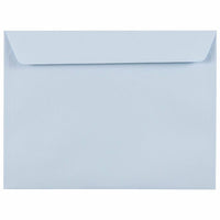 JAM Paper - Enveloppes pour livret - 9" x 12" - Bleu bébé - Paquet de 100-Couleur: bleu bébé