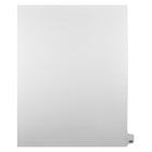 Markmaker - Intercalaires imprimes Legal, Blanc, 1/25th coupe, format lettre, sans trous, 25 tabs/PQT, 5 PQT/Boite, Numero 125-Intercalaires imprimes Legal