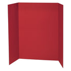 Pacon - Présentoir, 48 x 36 (po), rouge-Taille : 36 haut. x 48 larg. (po)