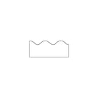 Trend - Bordure ondulée unie Terrific T-9883 39 pi x 2,25 po, blanc, 108/paquet (T-9883)-Les bordures de babillards peuvent être utilisées pour rehausser les classes de prématernelle à 5e secondaire