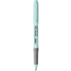 BIC − Surligneurs Brite Liner Grip, paquet de 6-Comprend une prise en caoutchouc texturé pour plus de confort et de contrôle et une pointe biseautée pour un surlignage large ou une fine doublure