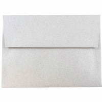 JAM Paper Enveloppe Stardream A6 à effet métallisé, argenté, 50/pqt-Enveloppe Stardream en papier argent à effet métallisé