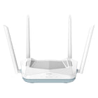 D-Link - R18 AX1800 Routeur intelligent Wi-Fi double bande - Blanc-Vitesses de nouvelle génération jusqu'à 1800 Mbps, conçues pour la maison intelligente moderne à forte densité d'appareils