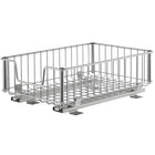 Tiroir grillagé avec glissières TRINITY – Chrome (TBFC-2205)-Couleur chrome