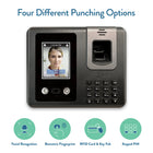 Acroprint Biolook Punch Clock avec reconnaissance faciale et perforation d'empreintes digitales-Montage mural facile