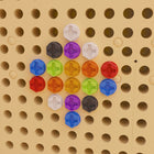 Flash Furniture - Ensemble d'accessoires de 512 vis multicolores Bright Beginnings qualite commerciale pour systeme mural STEAM-12,5 po l x 8,5 po P x 8.25 po H