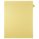 Markmaker - 25 tabs/PQT, 5 PQT/Boite, Intercalaires imprimes Legal, Chamois, 1/15th coupe| format lettre, sans trous, Numero 182-Intercalaires imprimes Legal