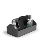 Poppin - Organizer Caddy, gris foncé-Comprend 12 compartiments de différentes tailles (7 d'un côté, 5 de l'autre)