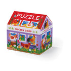 Crocodile Creek - Puzzle de la maison du poulailler - 50 pièces-Les pièces du puzzle sont faites de carton solide et de haute qualité qui ne se déchirera pas et ne se cassera pas. Imprimé avec des encres à base de soja.