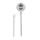 Marathon – Thermomètre de cuisine numérique à lecture instantanée, blanc (BA080008WH)-Thermomètre de poche à lecture instantanée en C/F