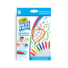 Crayola - Color Wonder Stylos-pinceaux sans dégâts - Paquet de 8-TROUSSE DE PEINTURE COLOR WONDER : Comprend 8 stylos-pinceaux Color Wonder à utiliser avec le papier et les pages à colorier Color Wonder (chacun vendu séparément)