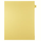 Markmaker - 25 tabs/PQT, 5 PQT/Boite, Intercalaires imprimes Legal, Chamois, 1/15th coupe| format lettre, sans trous, Numero 92-Intercalaires imprimes Legal