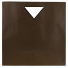 Jam Paper - Sacs-cadeaux robustes découpés avec poignée triangulaire - Grand - 15 po x 5 1/2 po x 15 po - Marron chocolat - Paquet de 3-Quantité : Vendu à l'unité