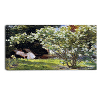 Designart P.S. Designart – Toile imprimée, Kroyer assied dans une chaise, P.S. Kroyer, 3 panneaux (PT5027-32-16)-Impression