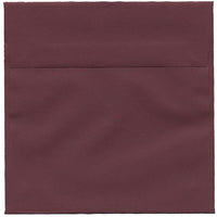 JAM Paper Enveloppes carrées, 6 x 6 po, bourgogne foncé, 50/paquet-Enveloppes simples carrées en papier bourgogne foncé