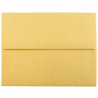 JAM Paper Enveloppe Stardream A2 à effet métallisé, doré, 250/paquet-Enveloppes dorées Stardream à effet métallisé