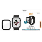 PanzerGlass - Full Body pour Apple Watch Series 4-6/SE 40mm - Noir-Limpide. 100% préservation du toucher