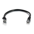 C2G - Câble de raccordement réseau Ethernet Cat6 Snagless non blindé (UTP) de 12 pieds - Noir-Longueur du câble : 12 pieds