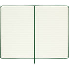 Cahier de poche Classique Moleskine - Couverture Rigide - Règle - 3,5" X 5,5" - Vert Myrte (629025)-Papier sans acide de couleur ivoire de haute qualité