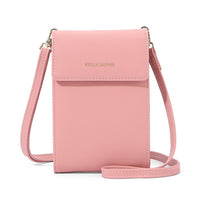 Champs - Sac à bandoulière pour smartphone à blocage RFID - rose-Matériel: faux cuir