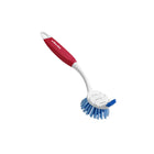 Vileda Brosse à casseroles Powerfibres-Les poils se rincent complètement sous le robinet, pour un nettoyage facile et complet des aliments et de la saleté, ce qui permet à la brosse de rester neuve et propre