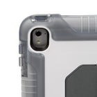 Targus – Étui robuste SafePort pour iPad, blanc/gris-Extérieur surmoulé en 2 pièces avec polyuréthane thermoplastique transparent absorbant les chocs