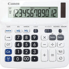 Canon - Calculatrice de bureau WS-220TSG à 12 chiffres-Affichage large ACL à inclinaison réglable 12 chiffres et 3 décimales