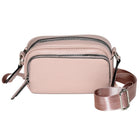 Nicci - Sac à bandoulière avec rabat sur le devant - Rose-Poche intérieure zippée et poche pour téléphone portable