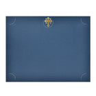 St. James – Reliures de présentation, motif crucifix feuille d'or, lin bleu marine 80 lb, paq./25-Créez des souvenirs tangibles avec ces reliures de présentation haut de gamme