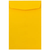 JAM Paper - Enveloppes haut de gamme pour catalogue à extrémité ouverte - 6 x 9 - jaune tournesol - paquet de 25-Couleur : TournesolCouleur : Enveloppes de catalogue jaunes à extrémité ouverte