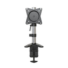 ShoppingAll - Bras vertical pour moniteur LCD Support de bureau/bras pour moniteur-Blanc-Inclinaison de 15°, pivotement de 360°, rotation de 360° et réglage de la hauteur le long du poteau central. Le moniteur peut être placé en mode portrait ou paysage