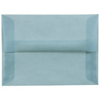 JAM Paper Enveloppes translucides A6, bleu océan, 250/paquet-Enveloppes en papier translucide bleu océan