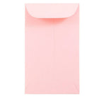 JAM Paper - Enveloppes à monnaie no 3, 2,5 x 4,25 po, rose poudre, 100/paquet-Enveloppes à monnaie